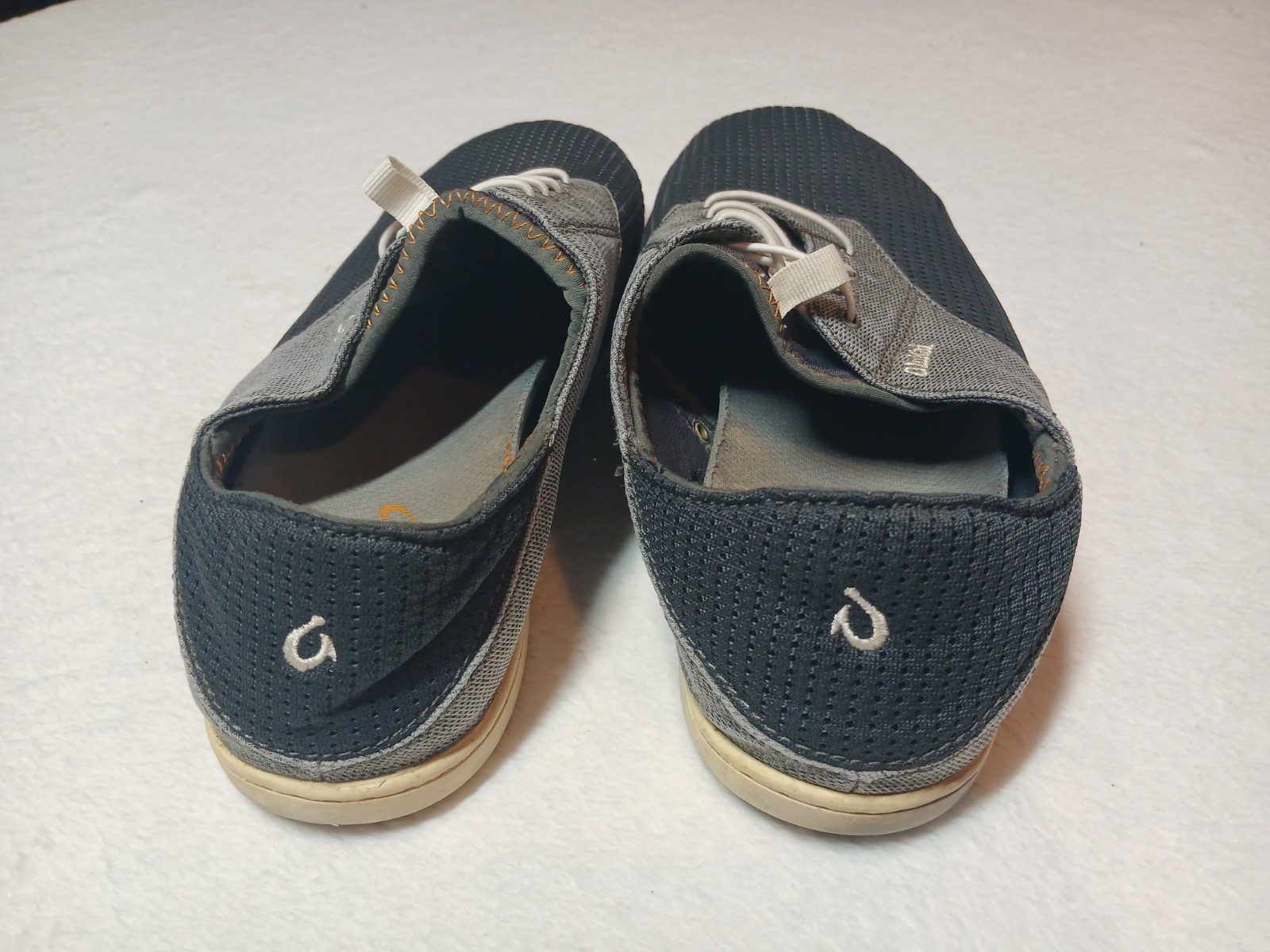 Olukai Nohea Moku Mesh Grey Slip On Casual Boat Shoes Men’s 9 Casual Comfort
