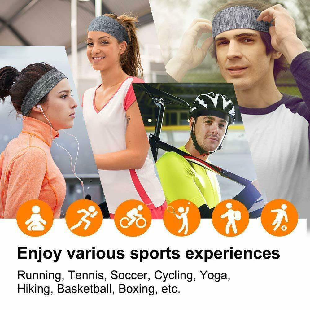 Fitness Sweatband Sport Headband Moisture Wicking Hairband Yoga Cycling Headband