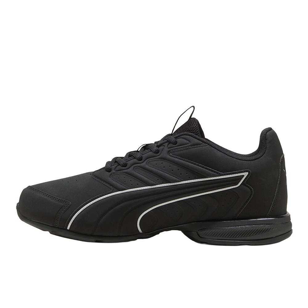 PUMA Electro Synthetic Leather Lace Up Mens Black Sneakers Casual Shoes 3130920