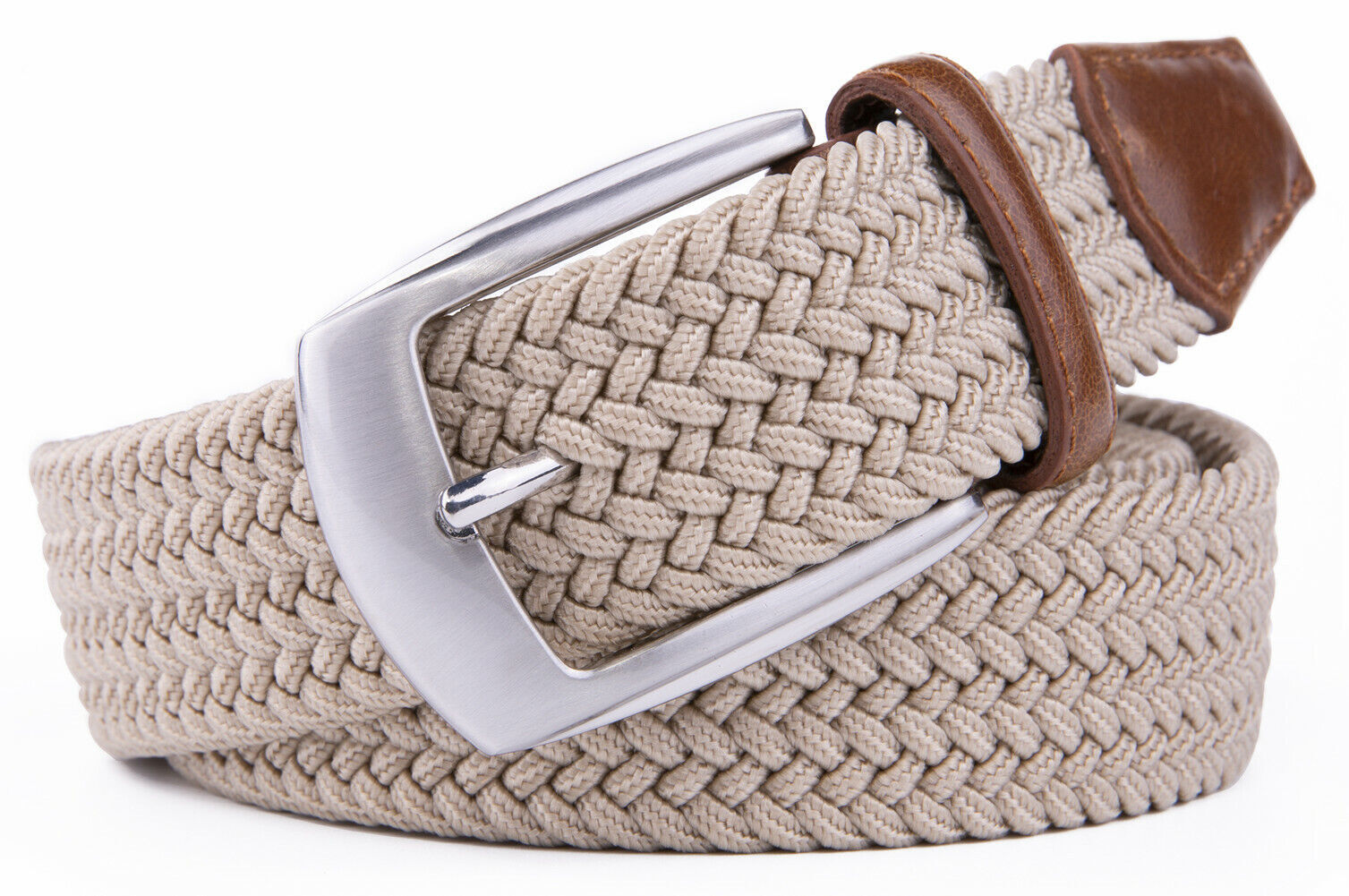 Elastic Fabric Braided Belt,Enduring Stretch Woven Belt for Unisex Men/Women/Jun