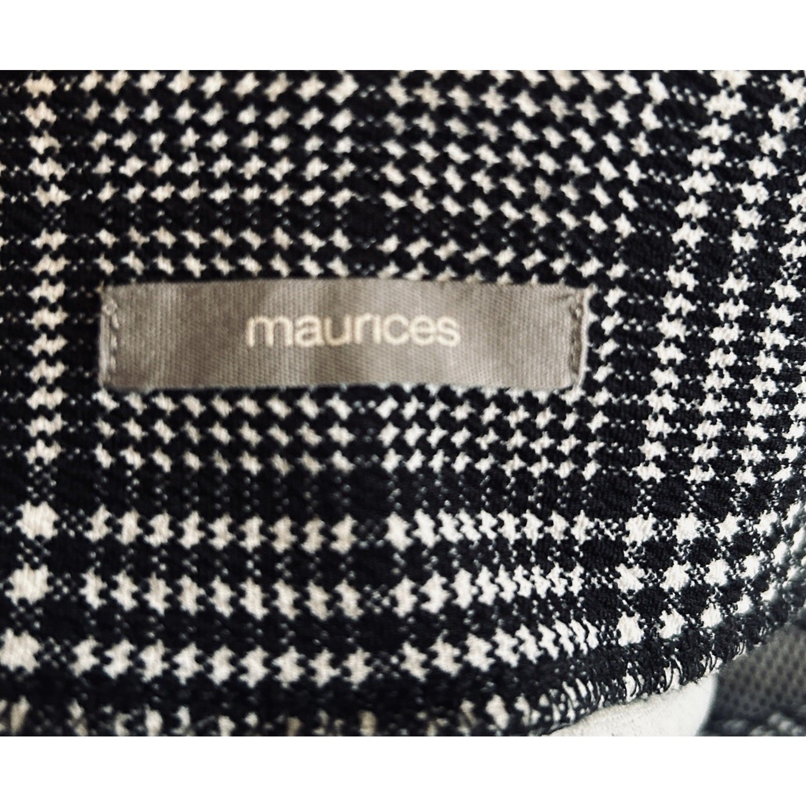 Preppy Plaid Stretch Pants Women’s M Slim Fit Office Chic Checkered Career