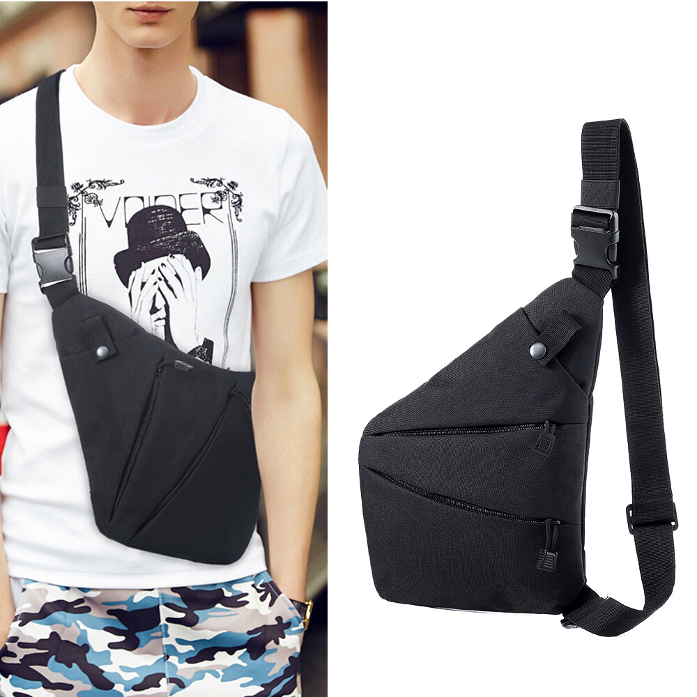 Waterproof Men Sling Bag Chest Cross Body Travel Sport Small Shoulder Backpack