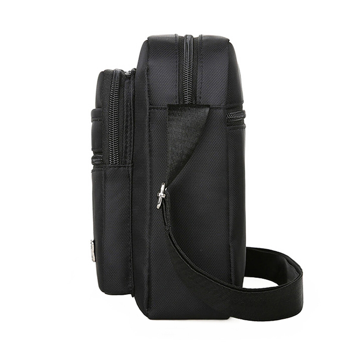 Men’s Fashion Shoulder Casual Crossbody Bag Nylon Fabric Multi Pocket Design