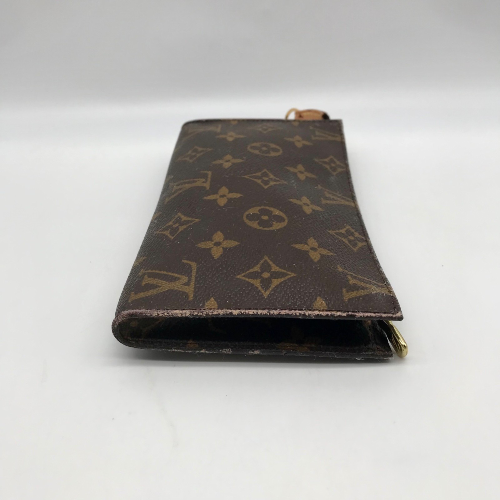 Louis Vuitton Brown Monogram Leather Pouch