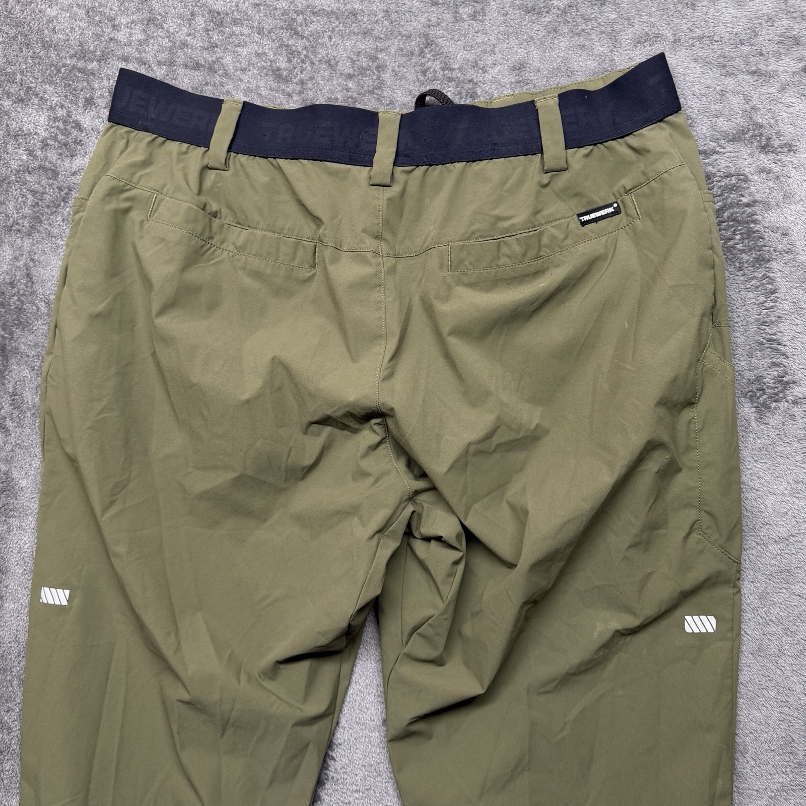 Truewerk Cloud Pants Men XL Green Workwear Utility Outdoor Performance