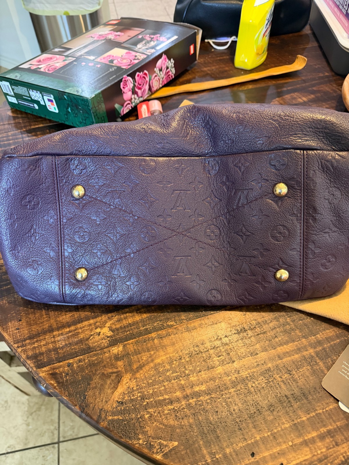 Louis Vuitton Purple Monogram Empreinte Purse Artsy