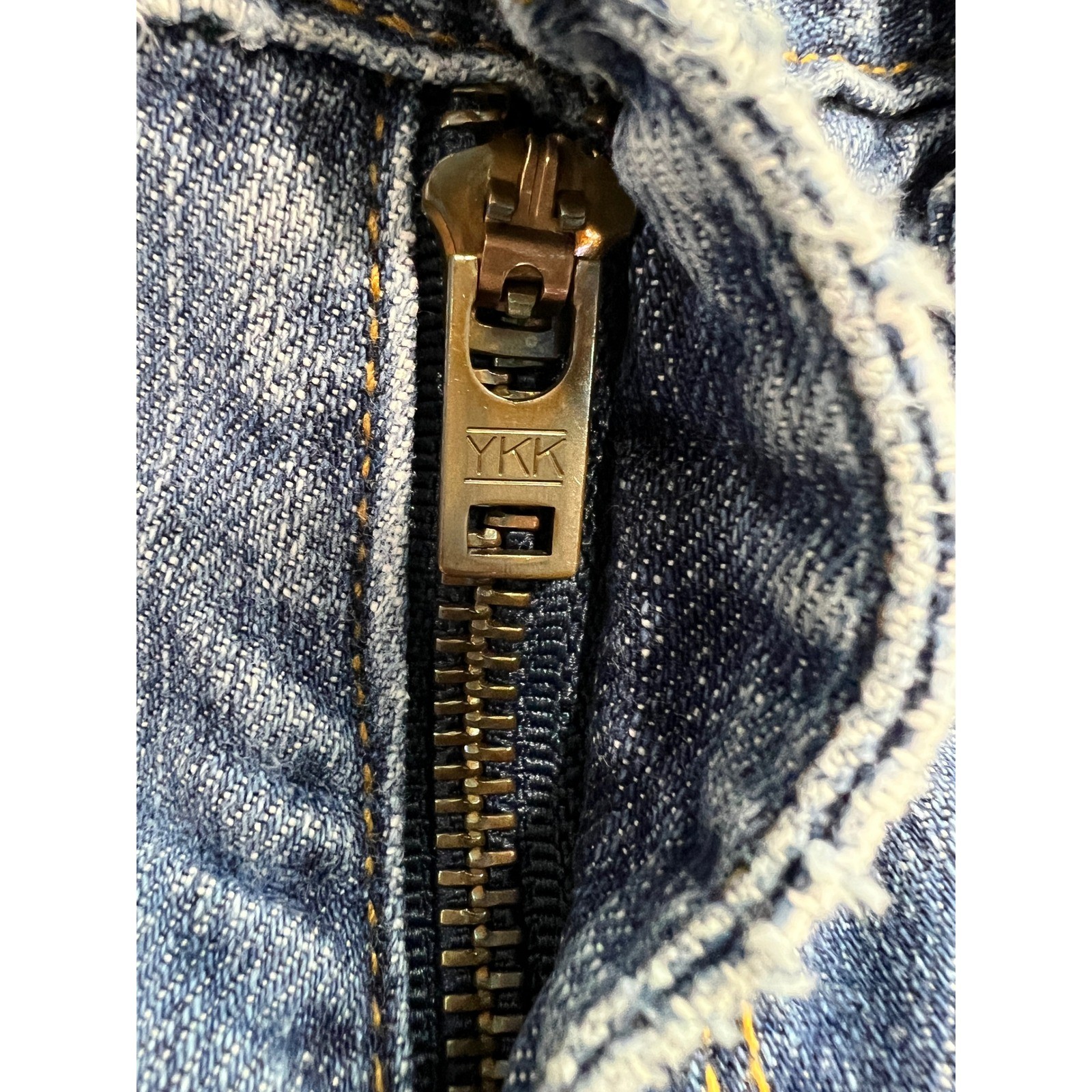 Ralph Lauren Women’s Bootcut Jeans Size 28 Blue Stretch Denim Embroidered A48