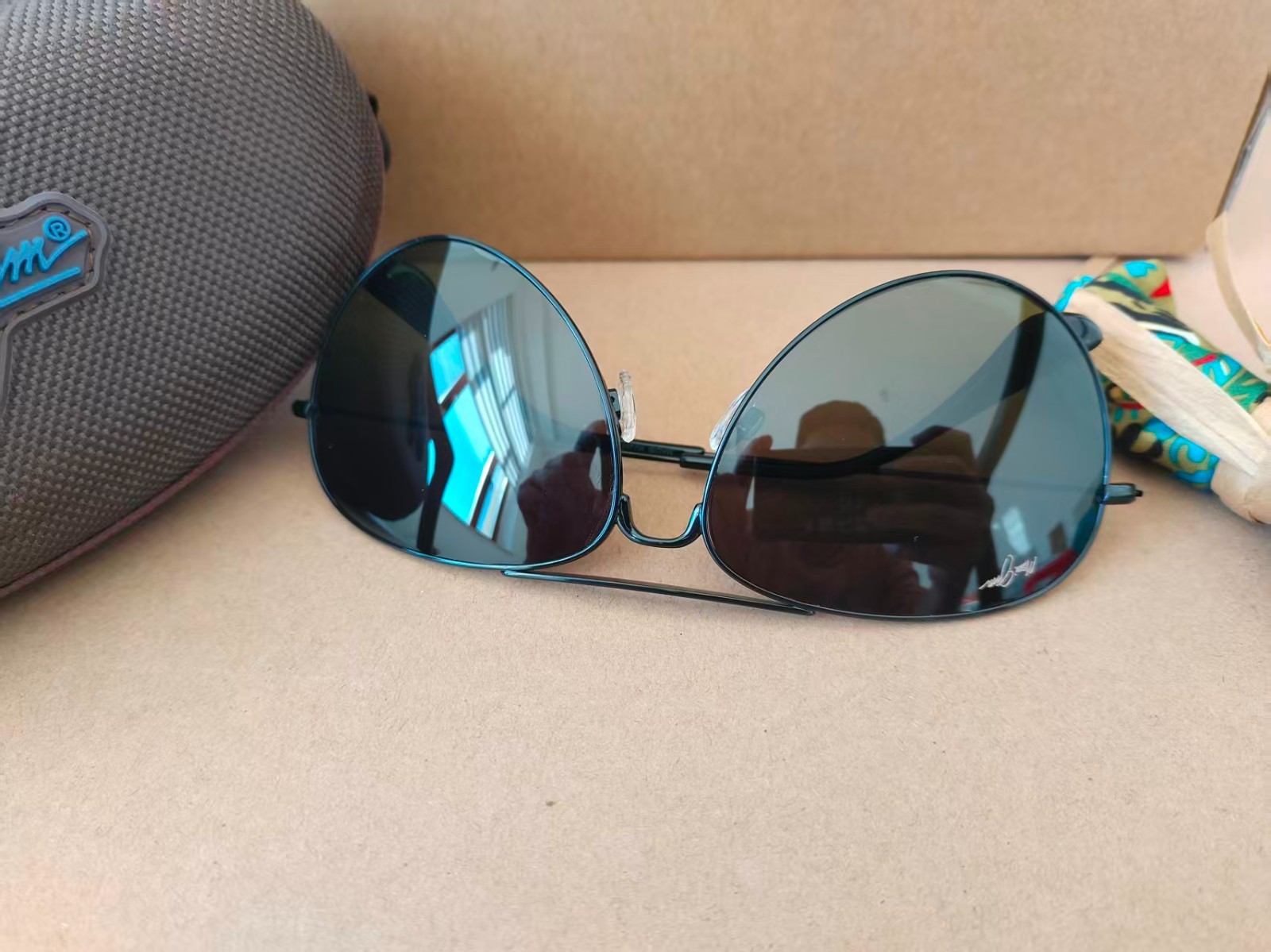 Authentic Maui Jim Cliff House Fishing Driving UV400 Men’s Polarized Sunglasses