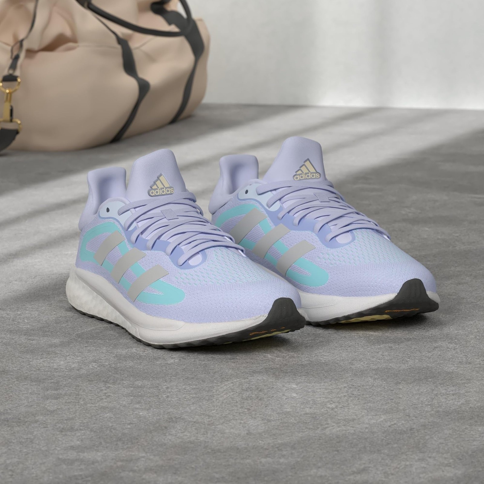 Adidas by Stella McCartney Womens Id7585 – Violet Tone/Silver Metallic/Orange Ti