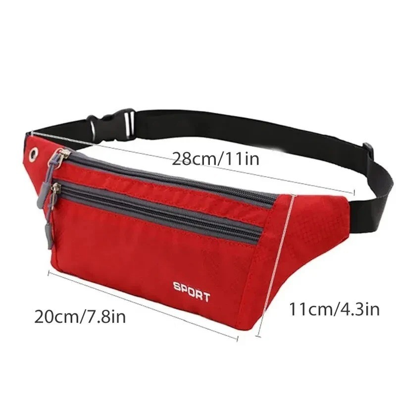Multifunction Waist Bag Chest Pack Running Belt Travel Phone Pouch Nylon – USA