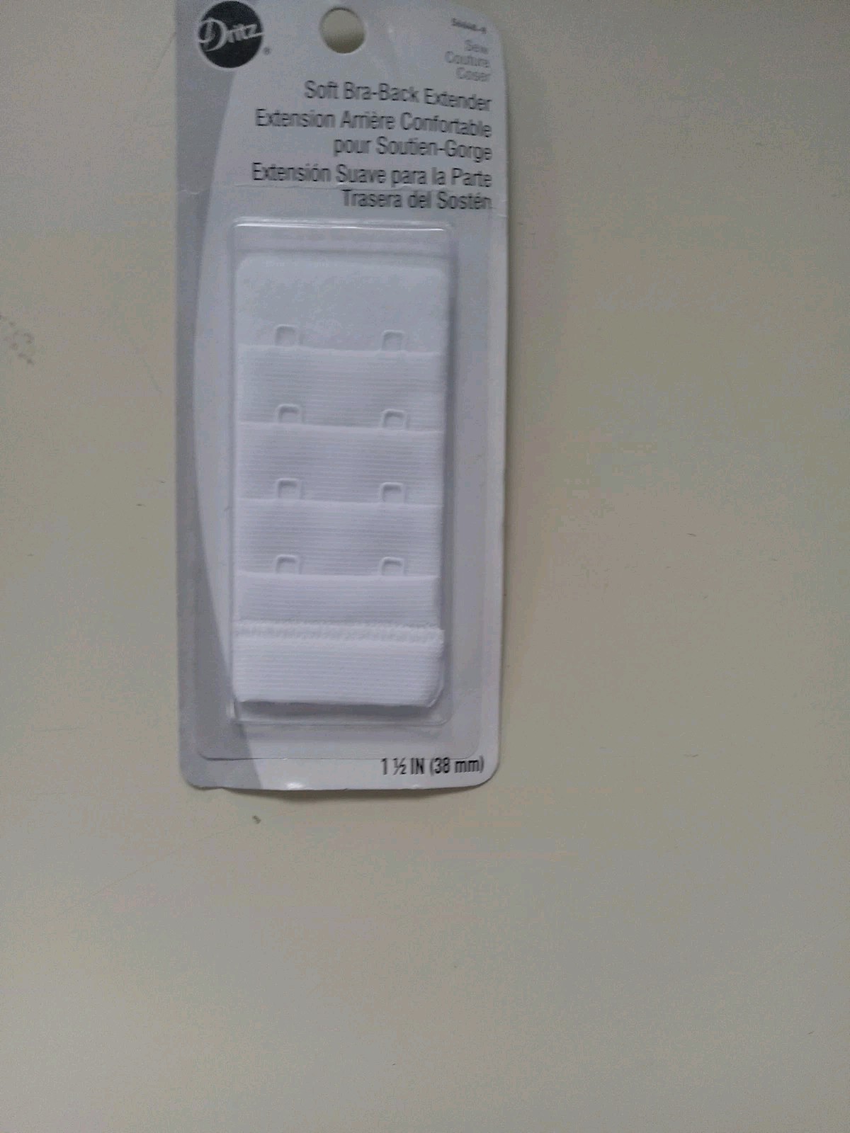 Dritz 56648-9 Bra Back Extender 1-1/2″ Wide-White Four Position Add 1-3″ To Back