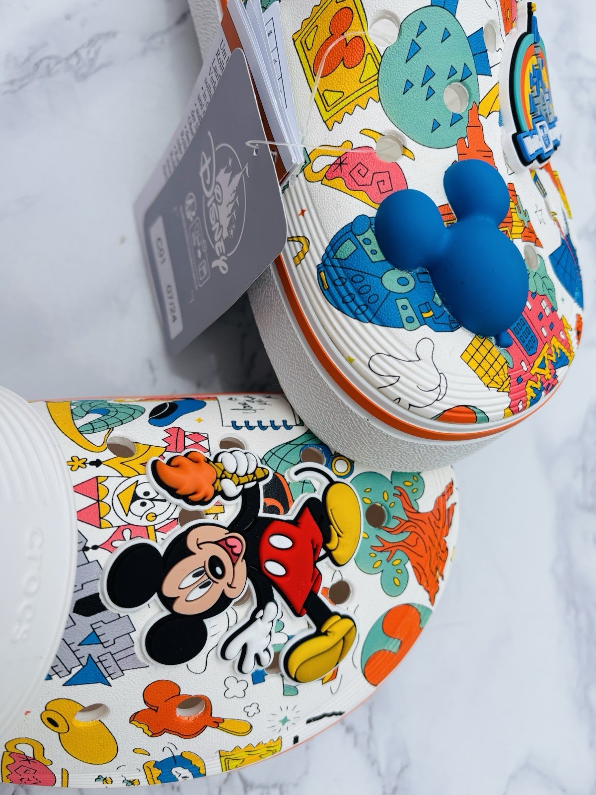 NWT Disney X Crocs Adults- Walt Disney World- 50th Anniversary Men 4/Women 6