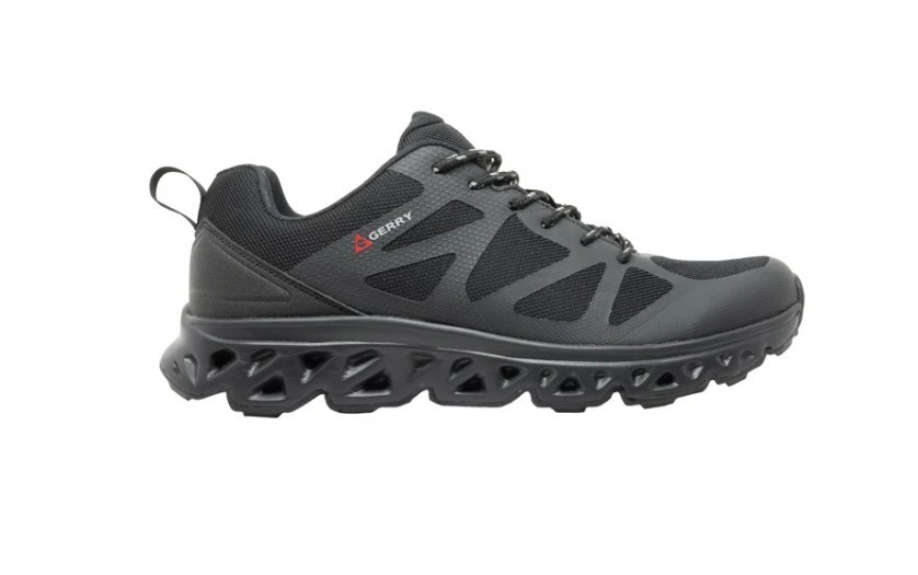 Gerry Men’s Trail Shoe, Size 10, Black Breathable Lightweight Traction outsole