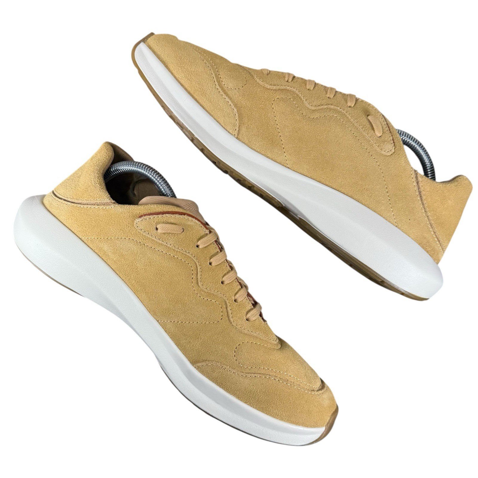 OluKai Sneakers Koheo Suede Leather Golden Tan Size Men’s 10.5 Shoes NWT