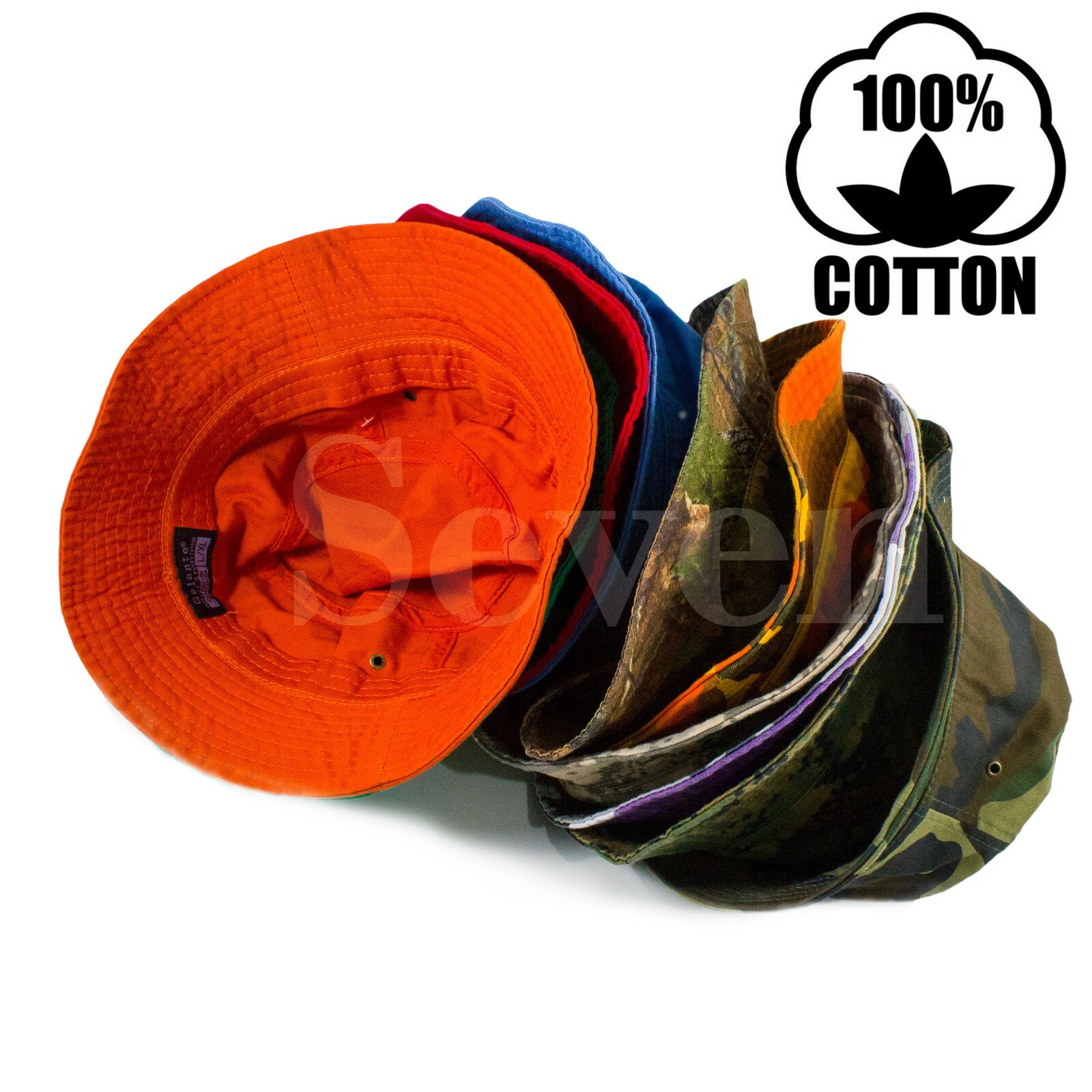 Bucket Hat Cap Cotton Fishing Boonie Brim visor Sun Safari Summer Men Camping