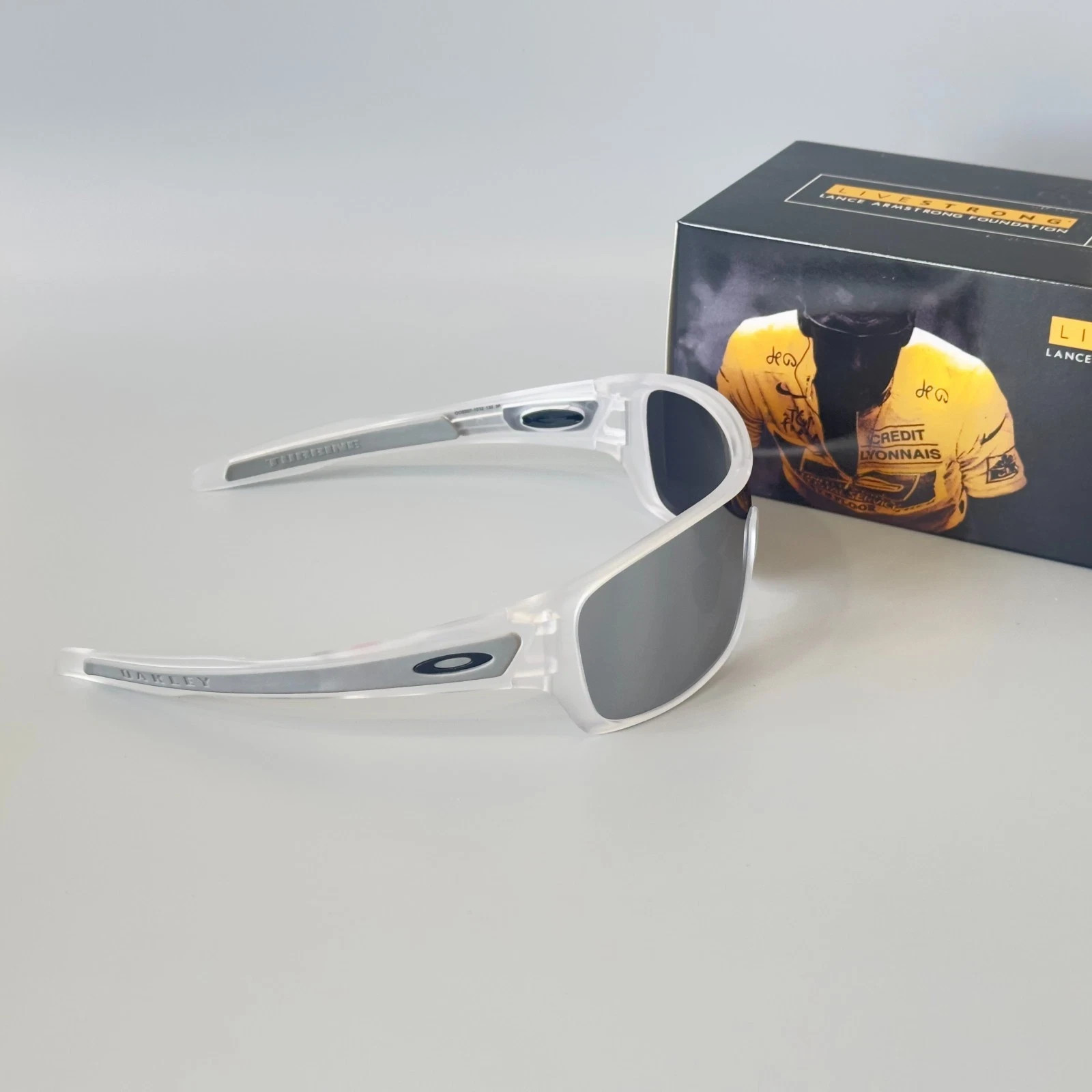 Oakley Turbine Rotor OO9307 Sunglasses Polished Clear Frame/Silver Lens