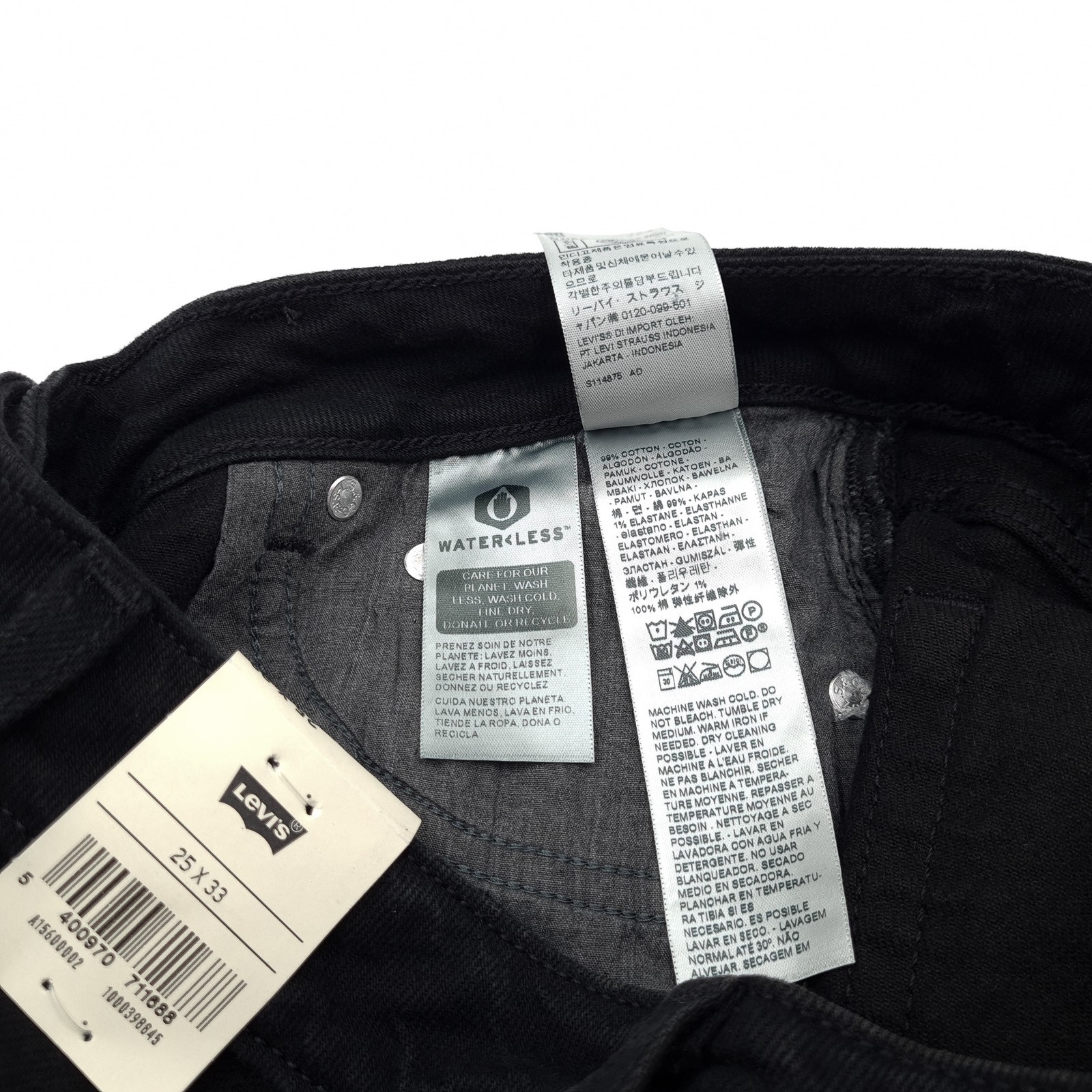 Levi’s Jeans Low Pitch Boot Women Stretch Slim Bootcut Ta1 Size W25 L33