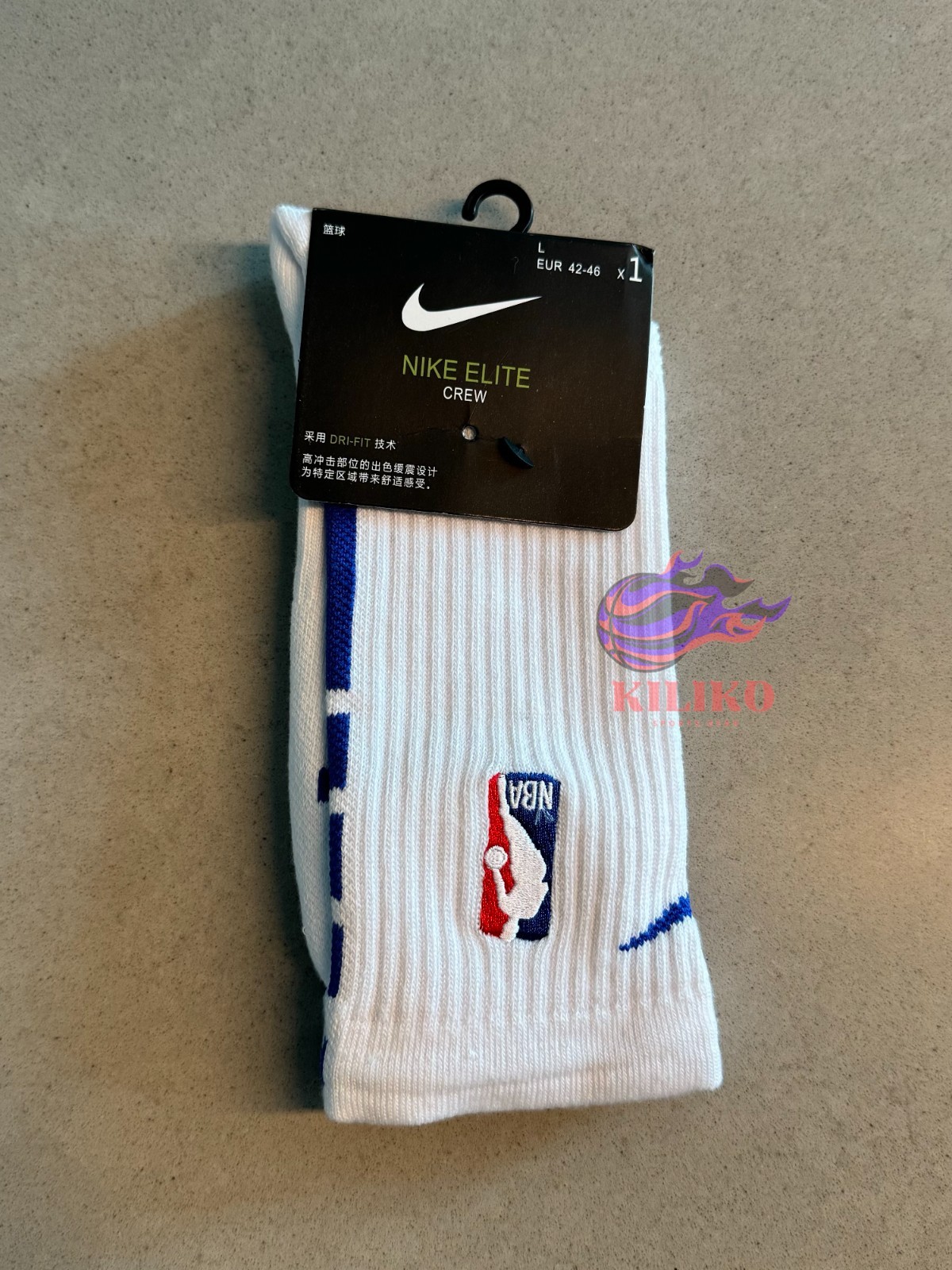 Nike Elite NBA Crew Socks DRI-FIT Mid Crew Size Large **Many Colors**