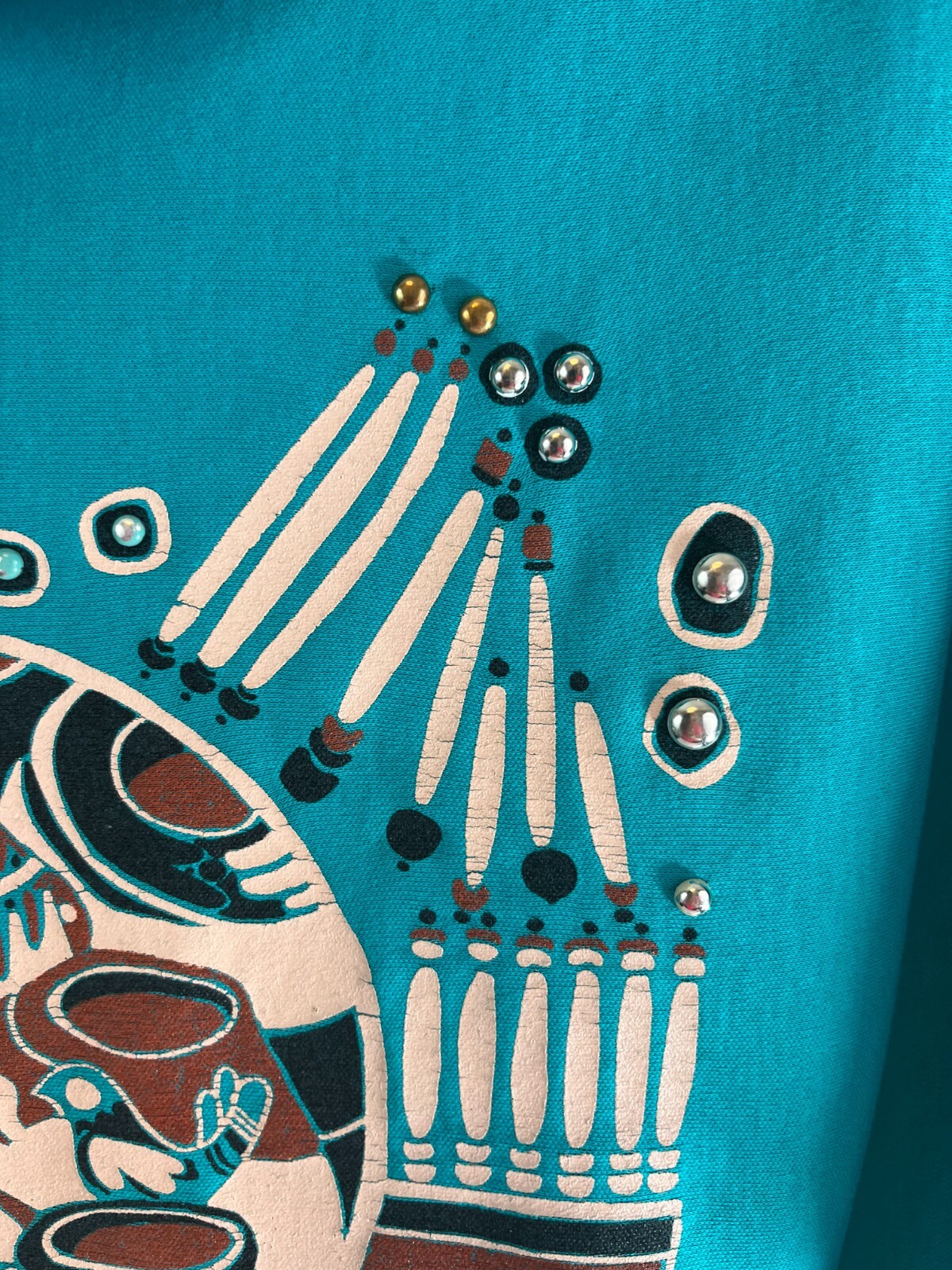 Lida Souers Vintage Women’s Top One Size Fits Most Southwestern Art to Wear