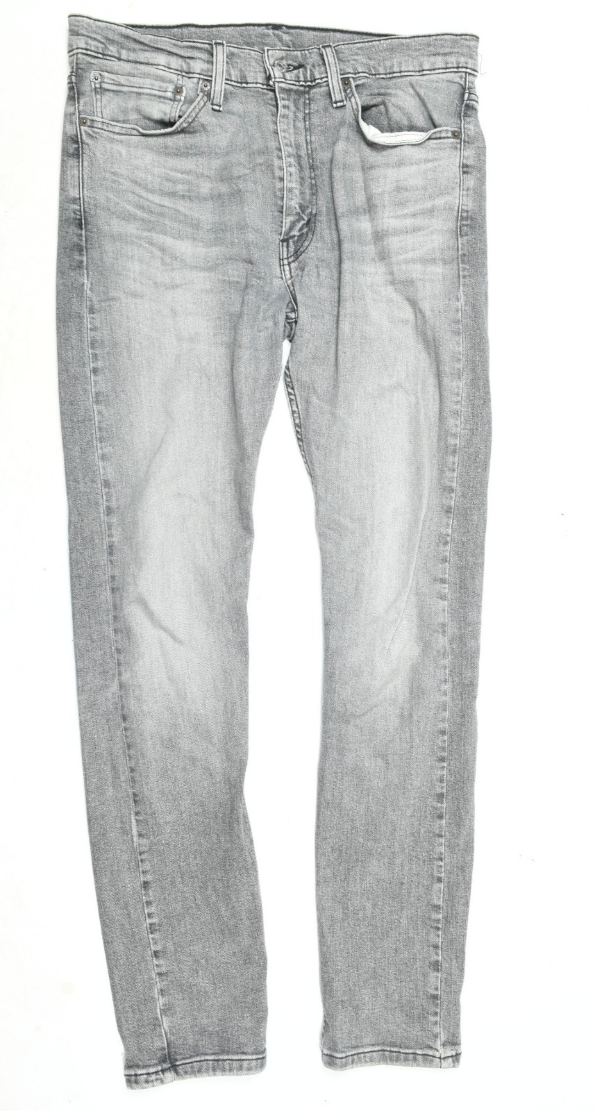 Levis 510 Jeans Mens 34×34 Black Faded Skinny Fit Tapered Leg Cotton Denim