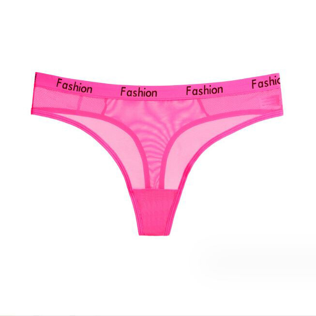 6 Packs Lot Womens Sexy Panties Thong G string High Cut Sheer Ladies Underwear