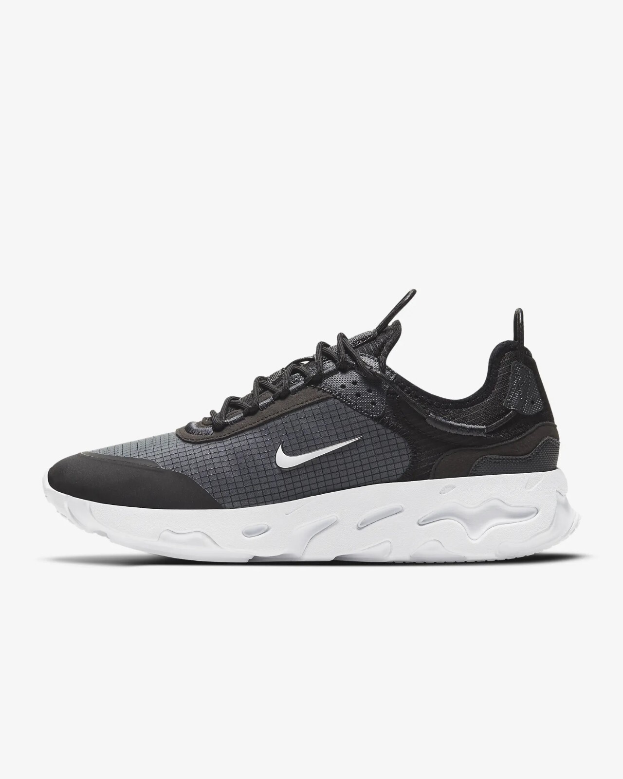 Men’s Nike React Live Running Shoes, CV1772 003 Multi Sizes Black/Dark Smoke Gre