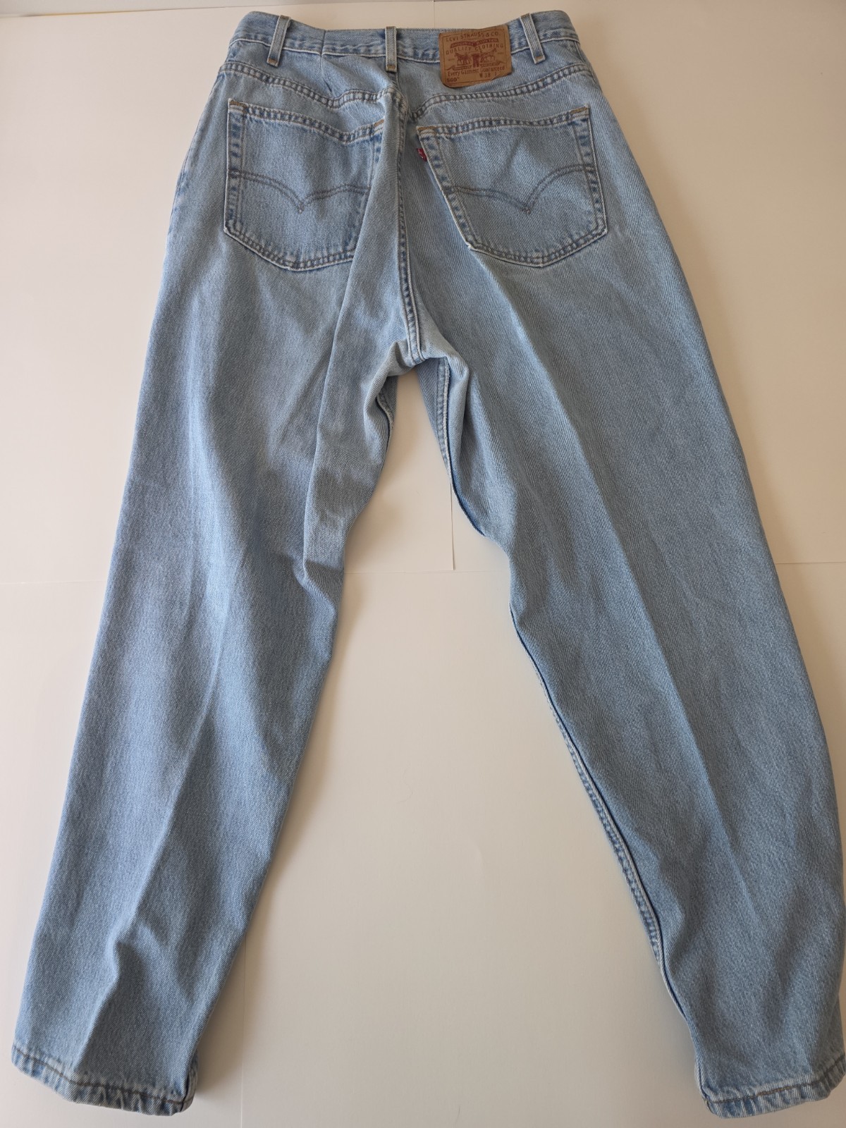 Vintage Levis 560 Jeans Mens 38×32 Comfort Loose Light Wash