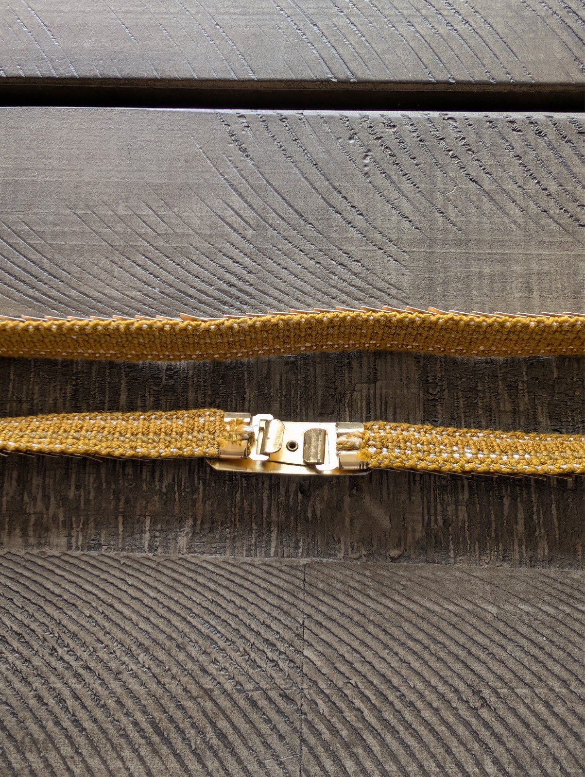 Vintage Stretchy Gold Belt 80s 90s Metal Western Retro