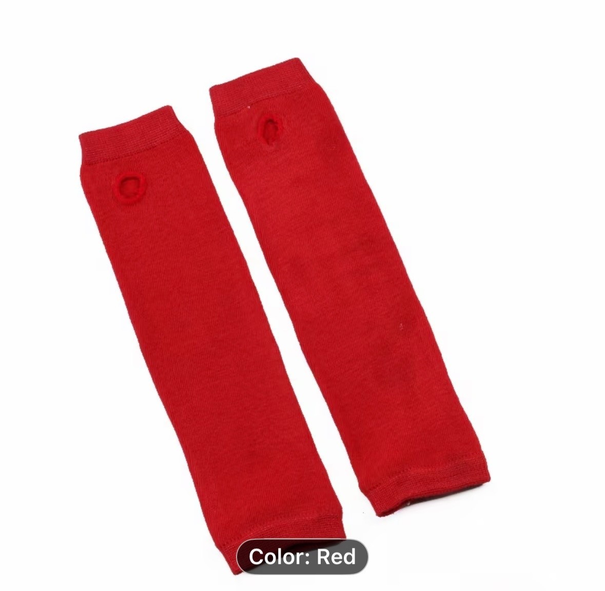 Long Arm Warmers Solid – Striped Fingerless Gloves Winter Wrist Warmer for Women