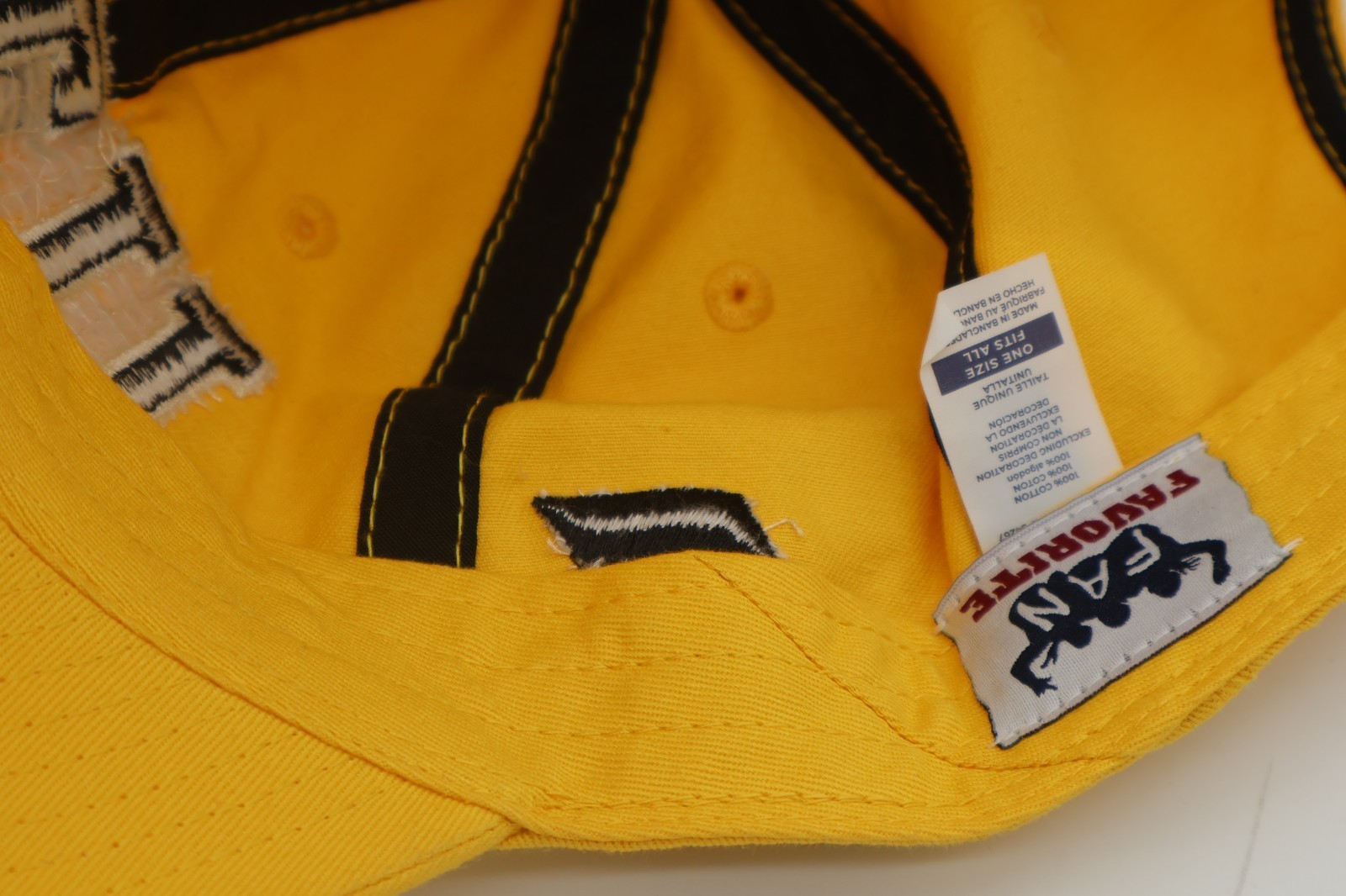 Utah Jazz NBA Hat Mens One Size Yellow Basketball Adjustable Fan Sports NWT