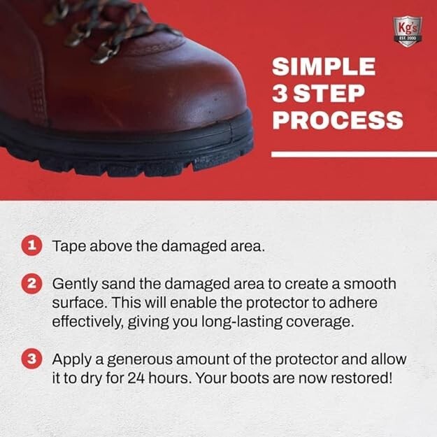Kg’s Boot Guard Brush On Toe Protection Liquid for Tough Long-Lasting Safety