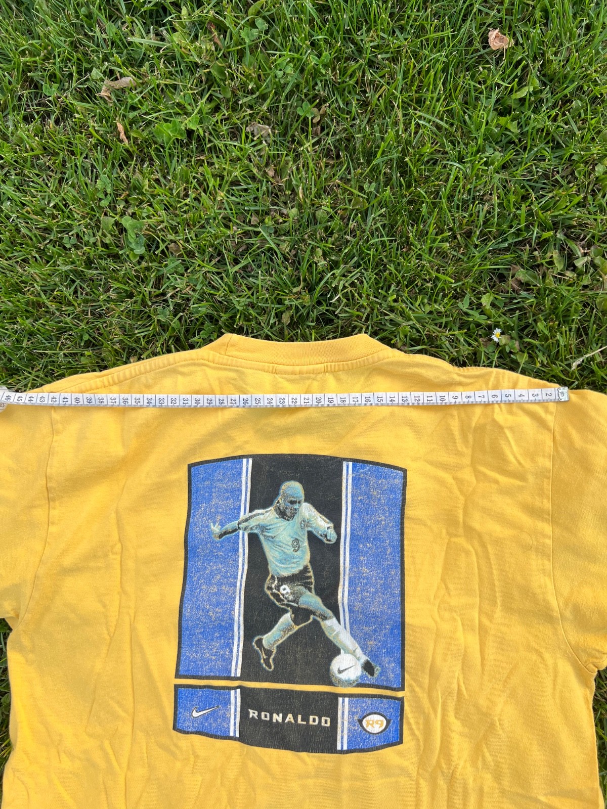 VERY RARE Ronaldo Nazario Brazil Vintage 90s Nike T-Shirt S/M