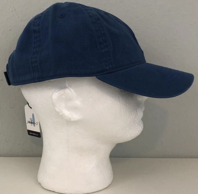 NEW Johnnie-O Hat Surf Logo Adjustable Cap Slate Blue Baseball Hat