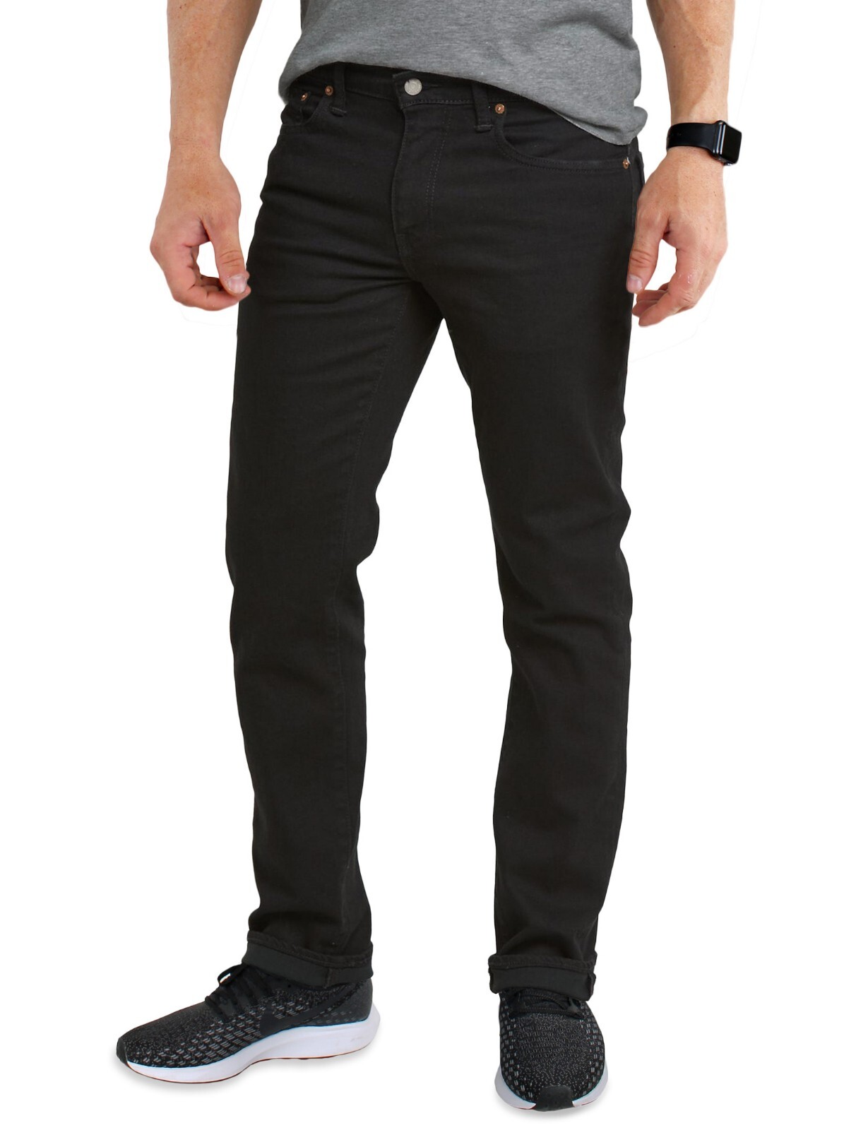 Levi’s Men’s 511 Slim Jeans, Low Rise Flex Stretch Slim Fit Tapered Pants, Black