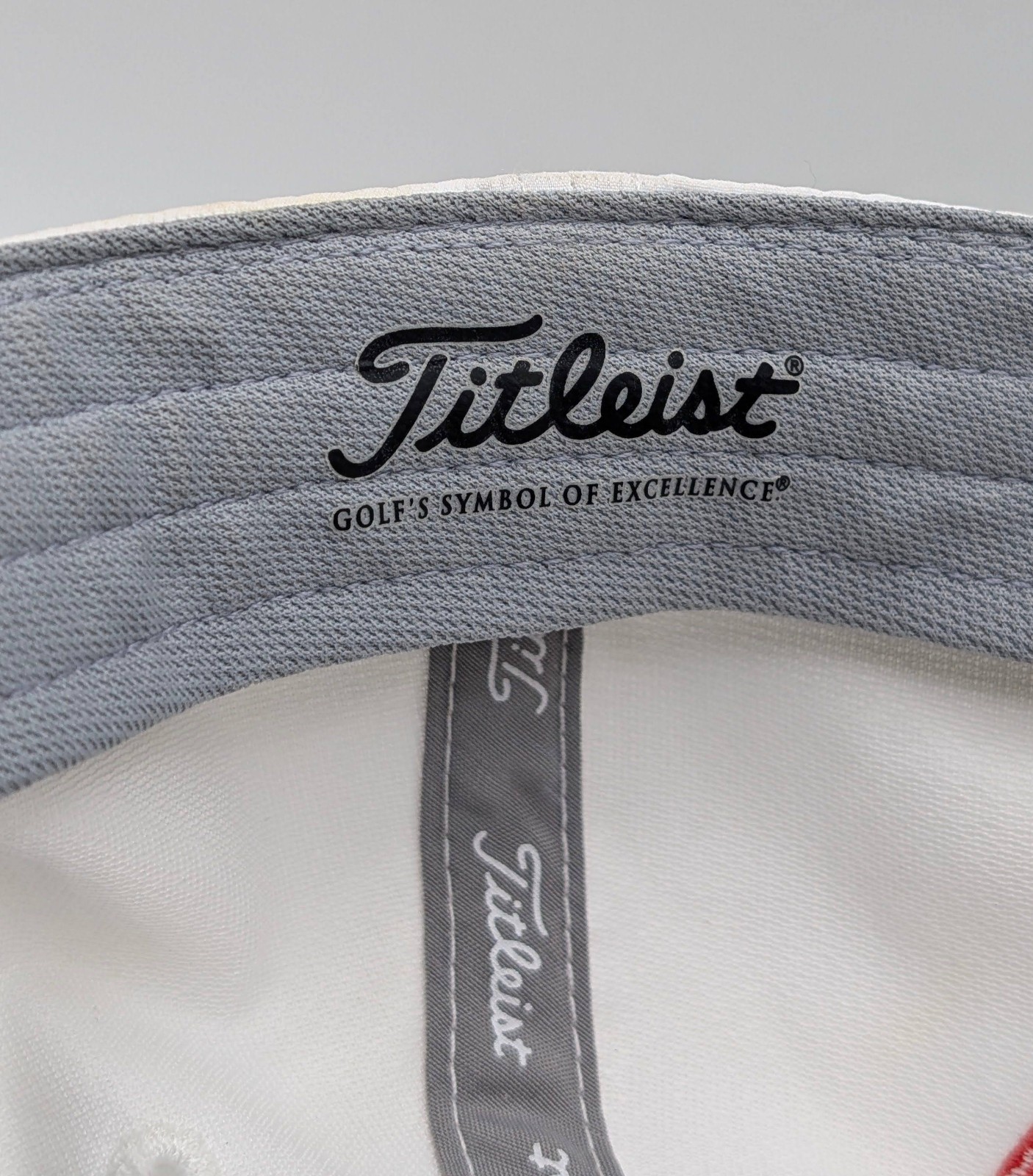 Titleist Pro V1 Golf Hat White Adjustable Strap Back Cap Unisex OSFM SEE PICS