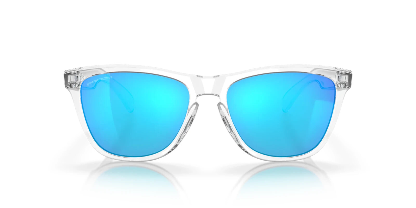 Oakley Frogskins Crystal Clear/Prizm Sapphire Men’s Sunglasses OO9013-D055