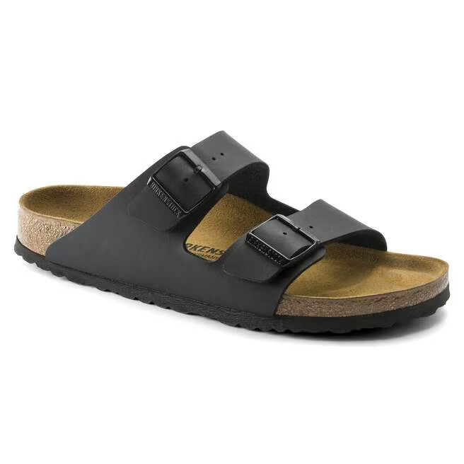BIRKENSTOCK Arizona BS Slide Sandals Black Unisex W8 / M6 | Open Box