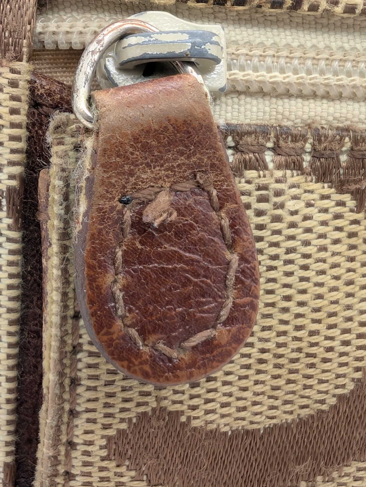 Liz Claiborne Wallet Trifold Brown Monogram Vintage – Some Wear and Tear as Show