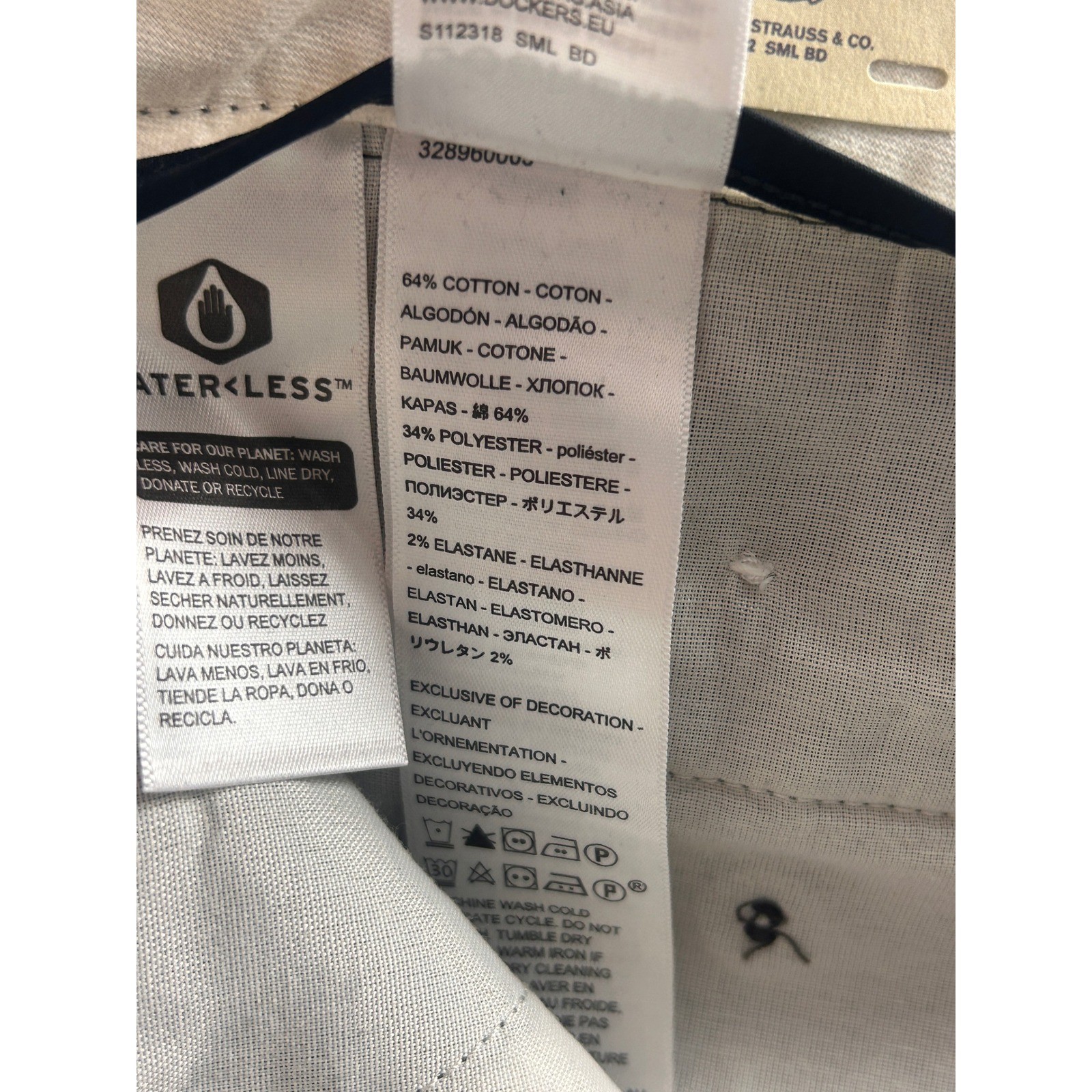 Dockers Mens Easy Khaki Classic Fit Pants Olive Green Stretch 36×30 New