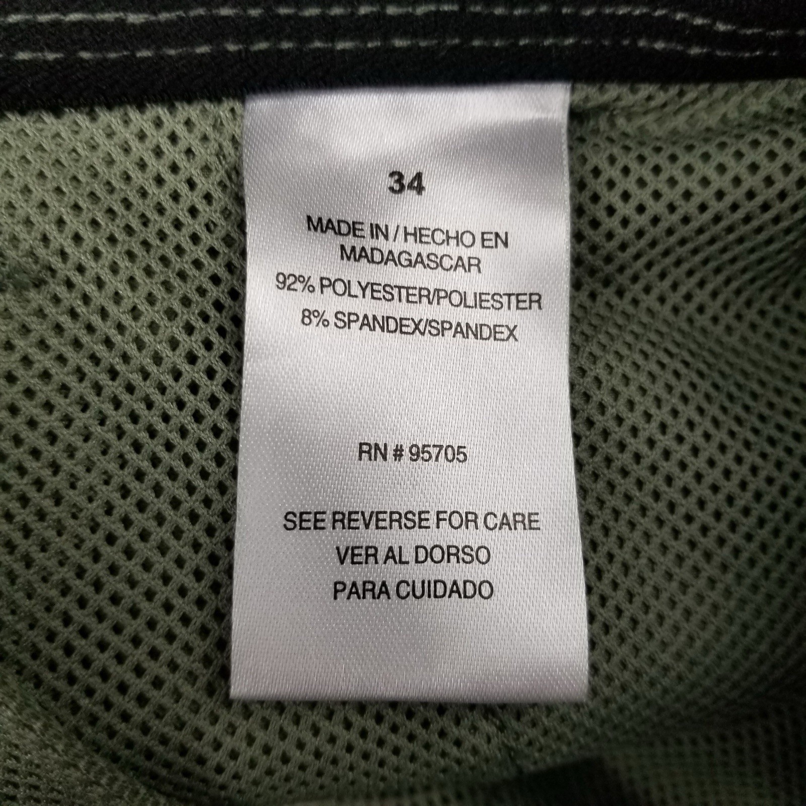 Cargo Short Men’s 34 Flex Waistband Stretch Hybrid Multi Pocket IRON CO Green