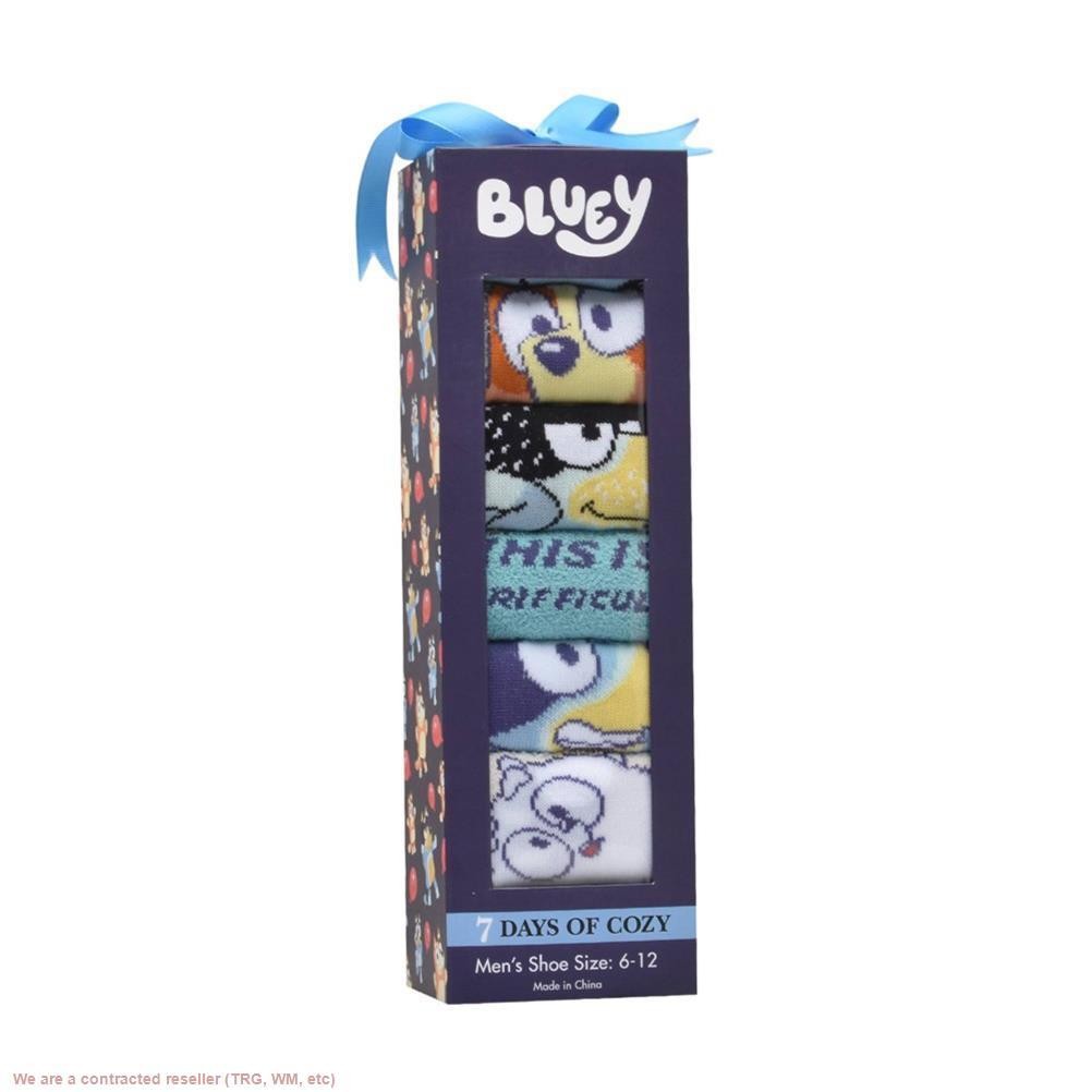 Men’s Bluey Cozy Socks – Oatmeal 6-12 *SEE DEAL!!!*