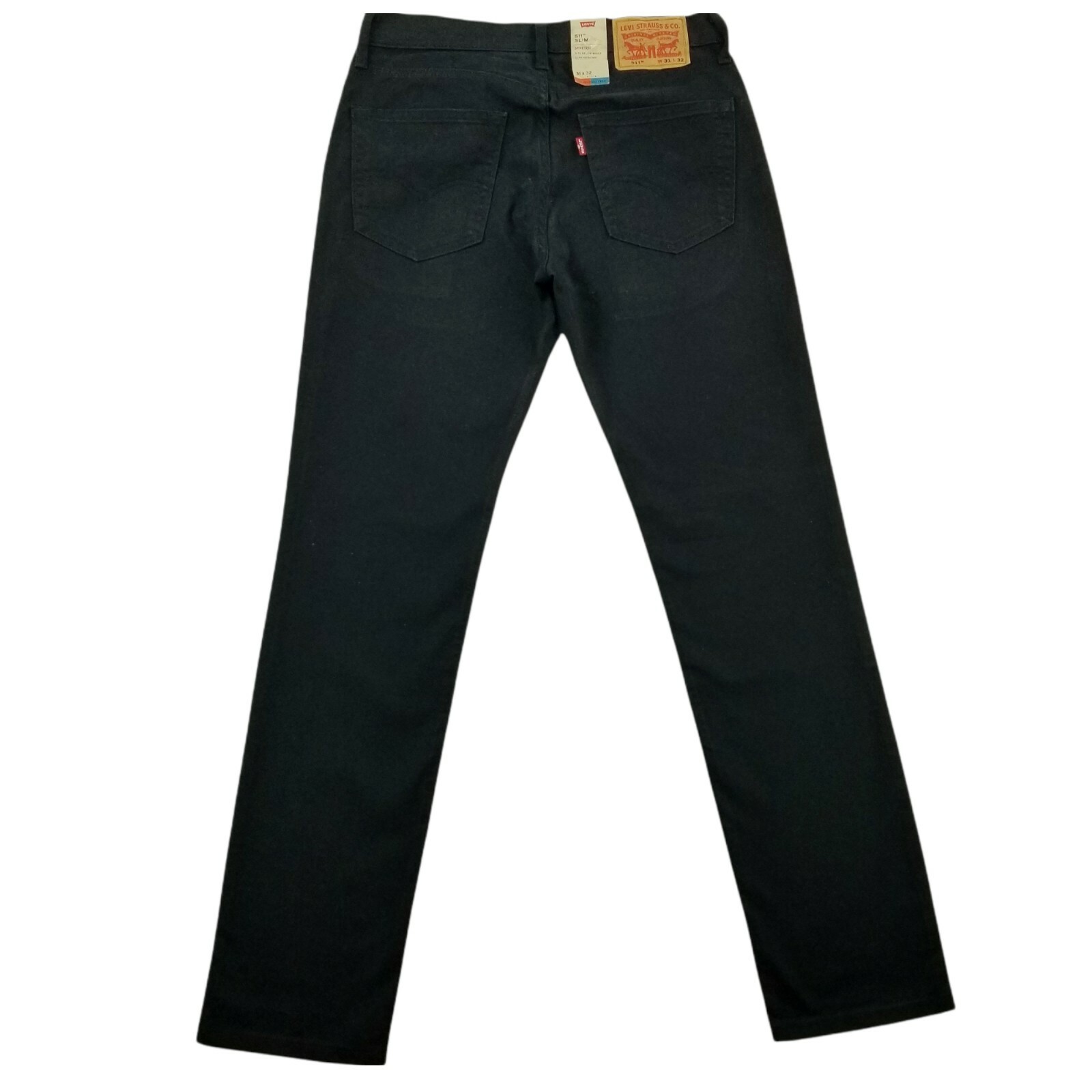 Levi’s 511 Slim Fit Jeans Men’s Stretch All Seasons Mid Rise Zip Dark Wash Pants