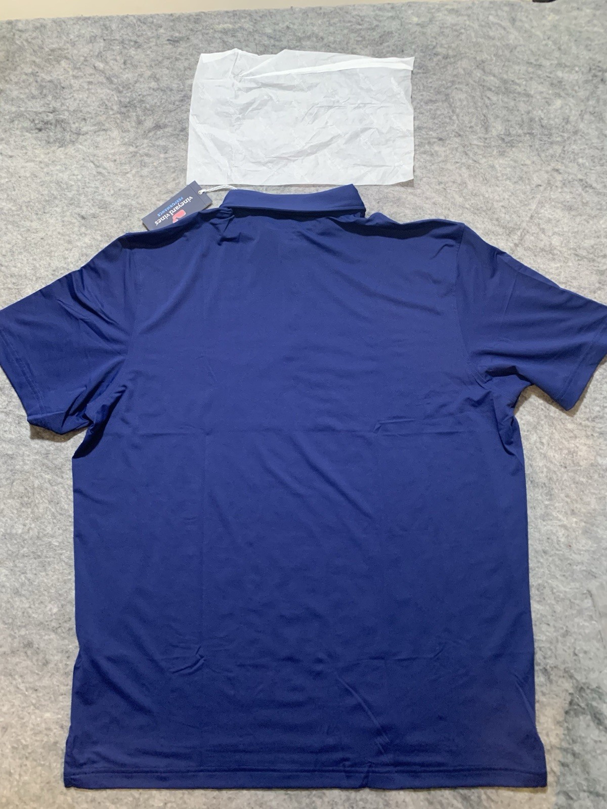 NWT Vineyard Vines On The Go Sankaty Polo Shirt Mens Blue Depth Golf Choose Sz