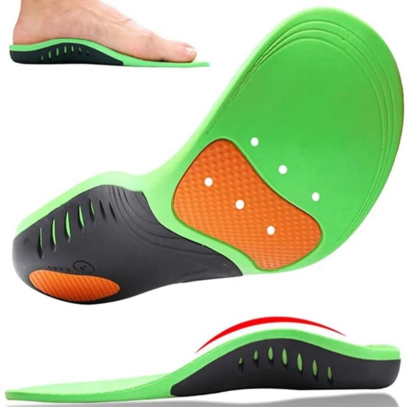 Orthopedic Insoles Shoe Inserts Flat Feet High Arch Support Women Men Foot Pain