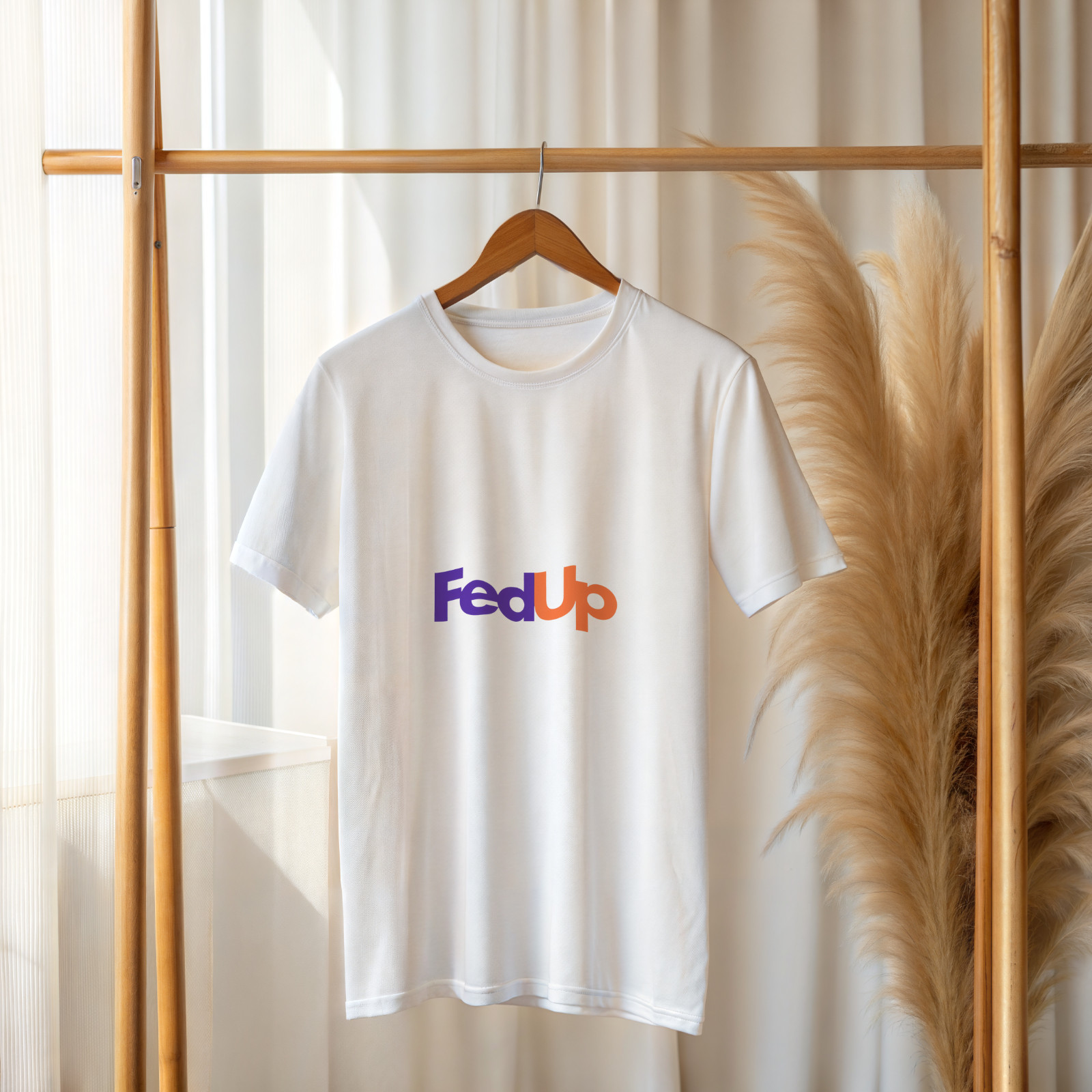FedUp Parody T-Shirt Funny Slogan Graphic Tee Sarcastic Humor Shirt A23
