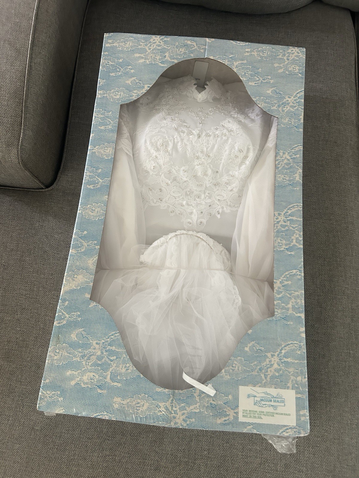 Vintage Preserved Wedding Elegant Off White Dress Preserved by Jack Diamond