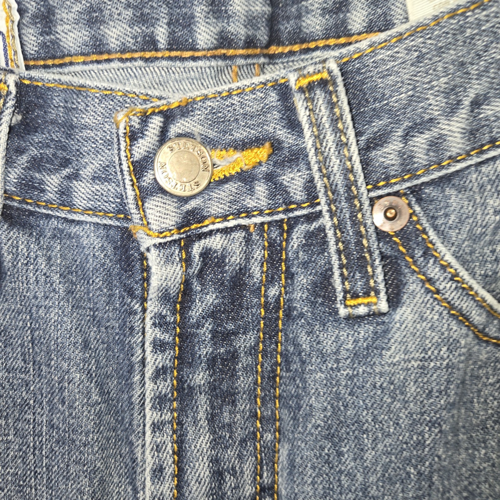 STETSON 1520 Standard Straight Leg Jeans Mens 28×38 (fit29.5×35) Western Cowboy