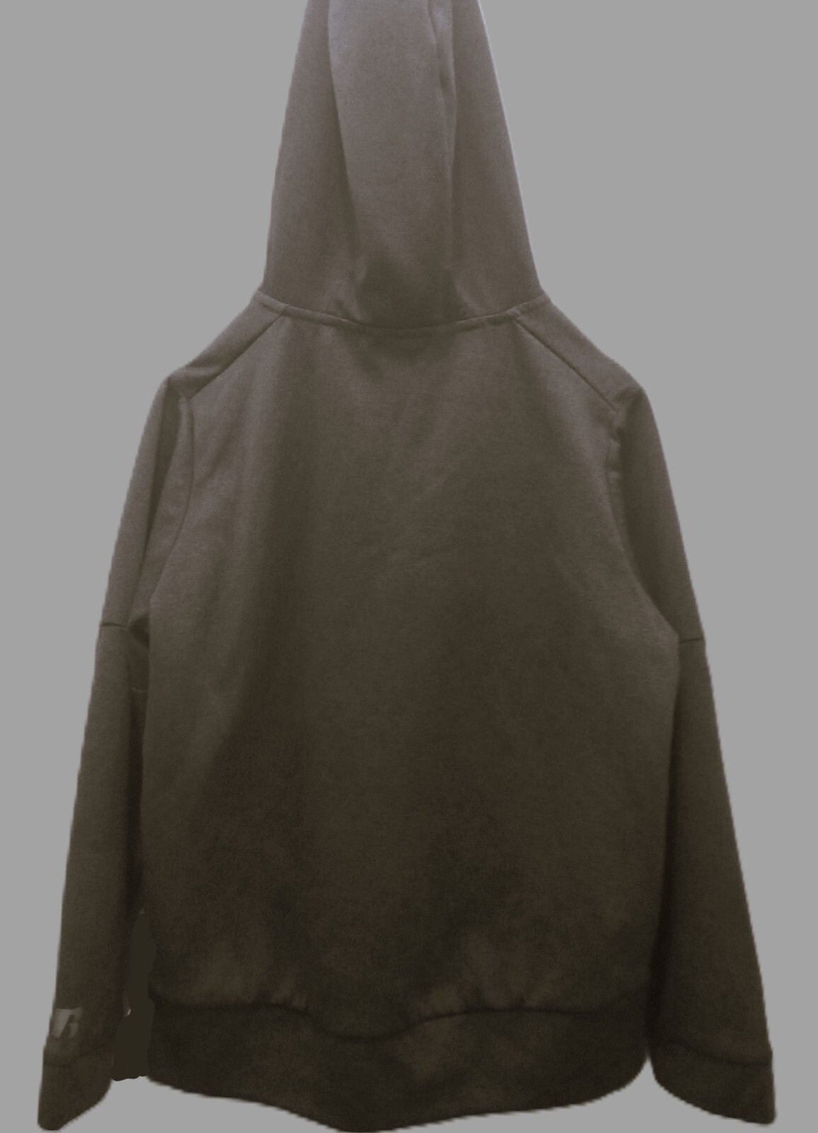 EUC Russell Full Zip L/S Hoodie – Charcoal w/Orange Trim – Boy’s Size Md 8