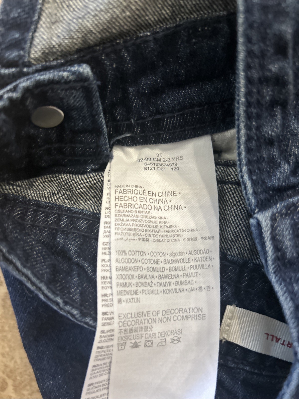 Levi’s Overalls Shortall Girls 3T