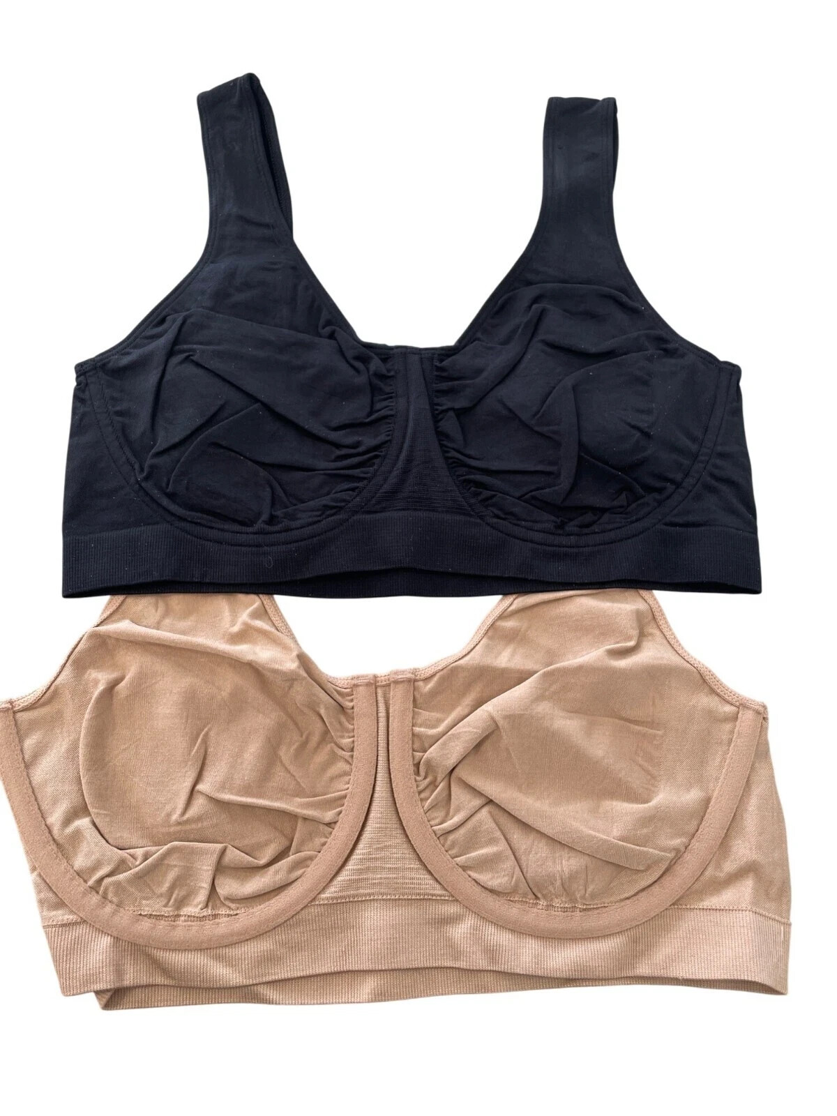 Rhonda Shear 2-pack Ahh Seamless Underwire Bra, Rhonda Shear Ahh Bra, XS, S